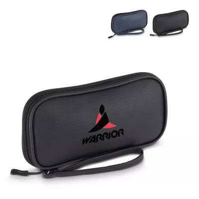 Torba organizacyjna Kyra 210D z powłoką PU z rPET, 20 x 11,5 x 2 cm - czarny (LT95326-N0002)