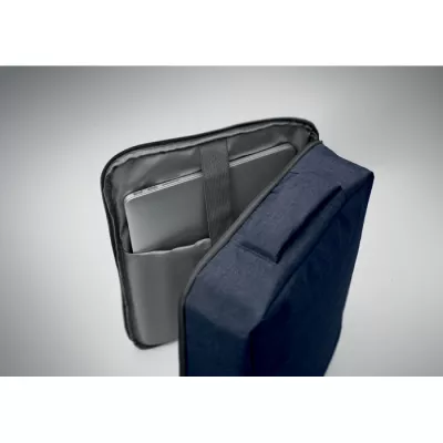 Plecak na laptop 15" z RPET LAUGAR - Francuski Granat (MO2305-85)
