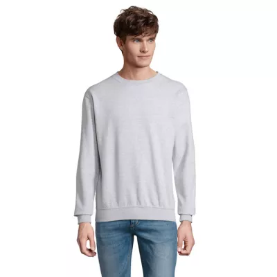 Bluza unisex bez kaptura 280 g/m² Sol's COLUMBIA - Szary Melanż 2 (S03814-GY)