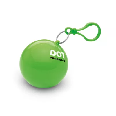Ponczo przeciwdeszczowe w etui z karabińczykiem NIMBUS - Limonka (MO7421-48)