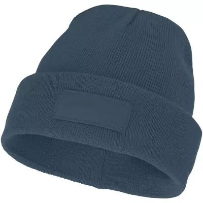 Czapka typu beanie Boreas z naszywką - Hale Blue (38676550)