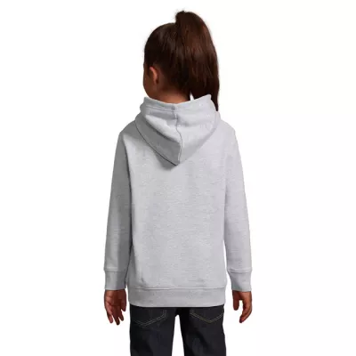 Bluza dziecięca z kapturem Sol's CONDOR KIDS - Szary Melanż 2 (S04238-GY)