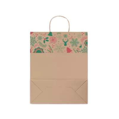 Torba prezentowa papierowa duża 90 g/m² BAO LARGE - Bezowy (CX1520-13)