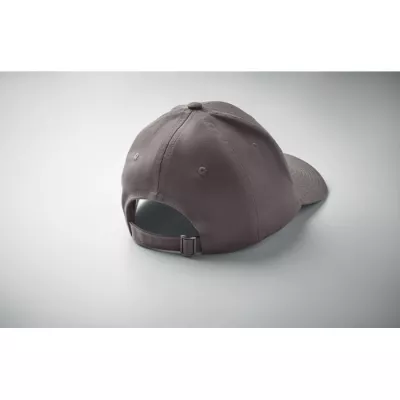 Czapka z daszkiem 6-panelowa 280 g/m² BAHAMAS - Szary (MO2347-07)