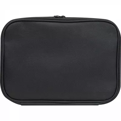 Torba termiczna RPET na 6 puszek 500 ml WOLFGANG - czarny (6261003)