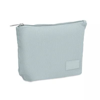 Kosmetyczka sztruksowa z podszewką 220 g/m² CORDY T - Baby Blue (MO2876-66)
