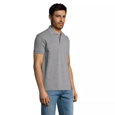 Koszulka polo męska 200 g/m² Sol's PRIME MEN - Szary Melanż 2 (S00571-GY)