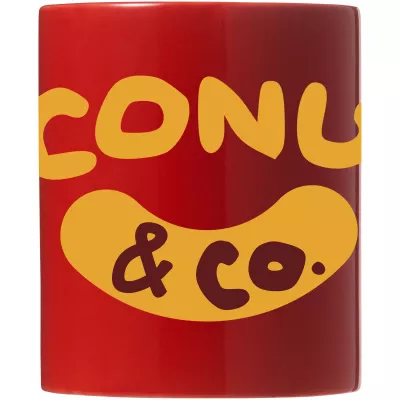 Kubek ceramiczny Santos - Czerwony (10037802)