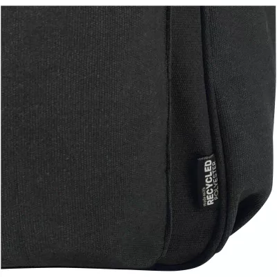 Recanvas miejski plecak na 15,6-calowego laptopa o pojemności 16 l z recyklingu z certyfikatem GRS - Czarny (13012490)