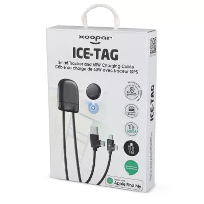 4034 - Kabel Xoopar Ice-Tag dołączony do Find My Tracker - czarny (LT41021-N0002)