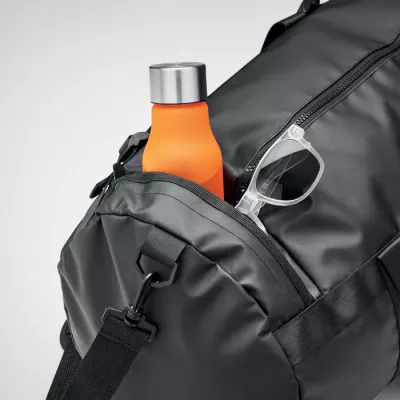 Torba sportowa z tarpauliny JAYA DUFFLE - Czarny (MO6940-03)