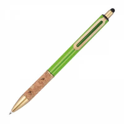 Długopis metalowy touch pen MARIAN - jasnozielony (1369029)