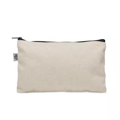 Kosmetyczka z bawełny organicznej 340 g/m² PESACARA - Czarny (MO2379-03)