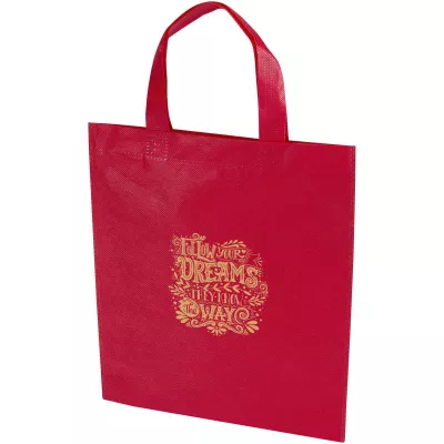 Ecoseal torba na zakupy o pojemności 3 l z recyklingu z certyfikatem GRS - Czerwony (13013621)