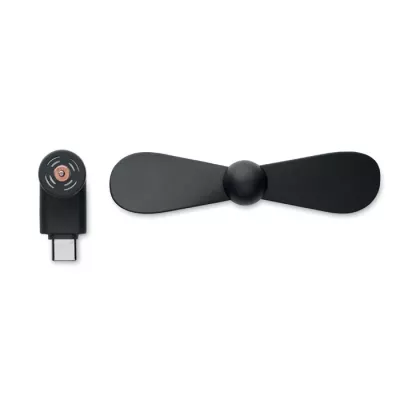 Wentylator do smartfona USB-C PHAN - Czarny (MO2282-03)