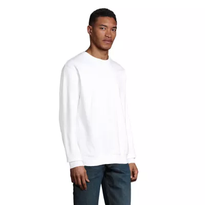 Bluza unisex bez kaptura 280 g/m² Sol's COLUMBIA - Bialy (S03814-WH)