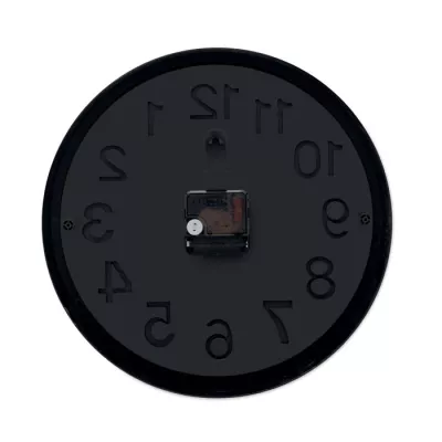Zegar ścienny z cichym mechanizmem 30 cm MURO - Czarny (MO2851-03)