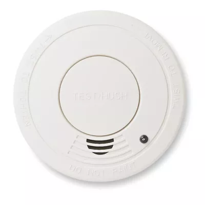 Czujnik dymu z baterią 9V NONSMOKE - Bialy (MO8426-06)