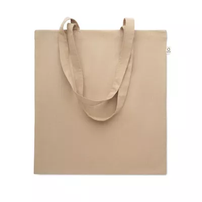 Torba z bawełny z recyklingu 140 g/m² VIVEKA COLOUR - Khaki (MO2302-39)