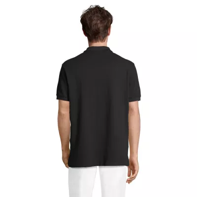 Koszulka polo męska z czesanej bawełny Sol's PACIFIC - Czarny (S04439-BK)