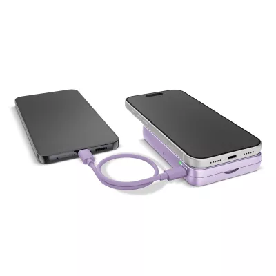 Fresh 'n Rebel Powerbank bezprzewodowy 10000 mAh kompatybilny z MagSafe - liliowy (LT49745-N0071)