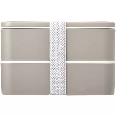 MIYO POP dwupoziomowe pudełko śniadaniowe 700+700 ml - Sandstone (21077906)