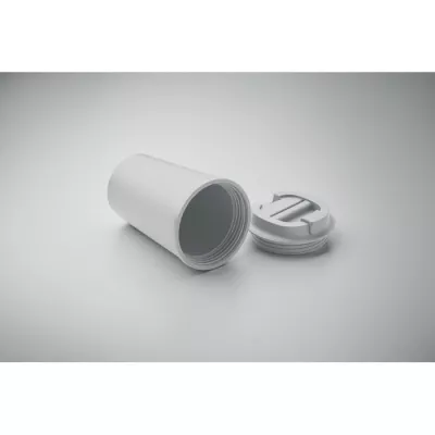 Kubek dwuścienny z PLA 350 ml BEIBAKU - Bialy (MO2310-06)