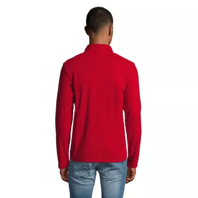 Bluza polarowa męska na zamek 220 g/m² Sol's NORMAN - Czerwony (S02093-RD)