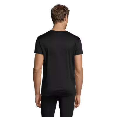Koszulka sportowa unisex 130 g/m² Sol's SPRINT - Czarny (S02995-BK)