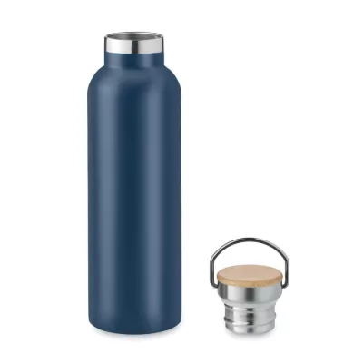 Termos z bambusową pokrywką 750 ml HELSINKI MED - Francuski Granat (MO6372-85)