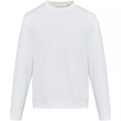 Jasper organiczna bluza unisex z recyklingu o gramaturze 280 g/m² z okrągłym dekoltem i certyfikatem OCS - Biały (39561-WHITE)