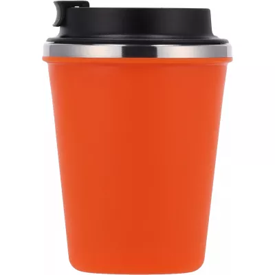 Kubek termiczny 350 ml z powłoką z recyklingu METODY - pomarańczowy (8496210)