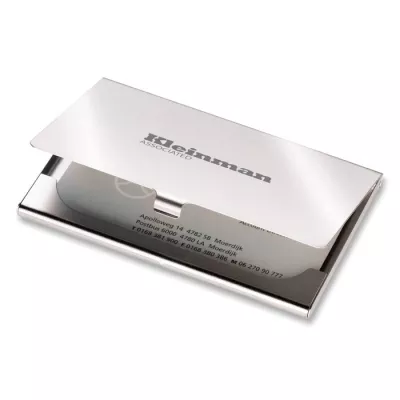 Wizytownik metalowy matowy STANWELL - Srebrny Mat (KC2206-16)