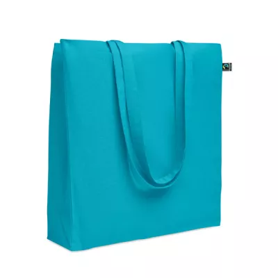 Torba Fairtrade z klinem 180 g/m² OSOLE++ COLOUR - Turkusowy (MO2590-12)