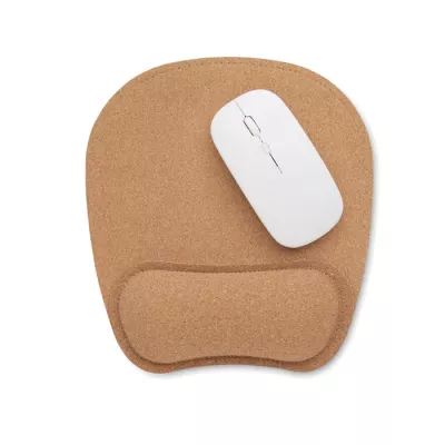 Podkładka pod mysz z korka ergonomiczna MARBO - Bezowy (MO2113-13)