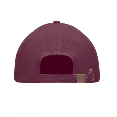 Czapka z daszkiem 6-panelowa 270 g/m² TEKAPO - Burgund (MO9643-02)