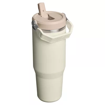Stanley IceFlow™ 2.0 termoizolowany kubek ze stali nierdzewnej, pojemność 890 ml, z odchylaną słomką - Kramowy (10098210)