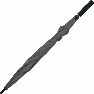 Parasol manualny XL Ø133 cm HURRICAN - szary (518707)