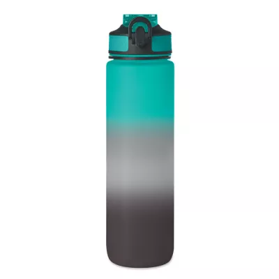 Butelka sportowa RPET 1000 ml ze słomką ACTIVATE - Czarny/Granatowy (MO2489-81)