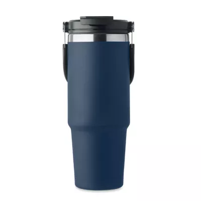 Kubek termiczny ze słomką ze stali 850 ml SUMA HAND - Francuski Granat (MO2561-85)