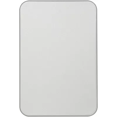 Powerbank Avis 10 000 mAh z recyklingowanego aluminium, z wbudowanym magnesem  - Srebrny (12444581)