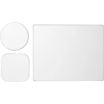 Podkładka pod mysz Brite-Mat® w zestawie z podkładkami pod kubek combo 1 - Czarny (21052600)