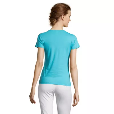 Koszulka damska dopasowana 150 g/m² Sol's MISS - Niebieski Atol (S11386-AL)