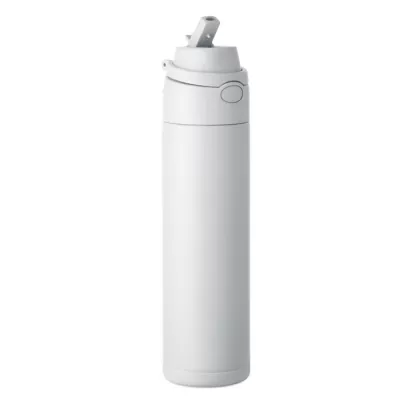 Butelka termiczna ze słomką 2 w 1 500 ml TOIEN TWO - Bialy (MO2988-06)