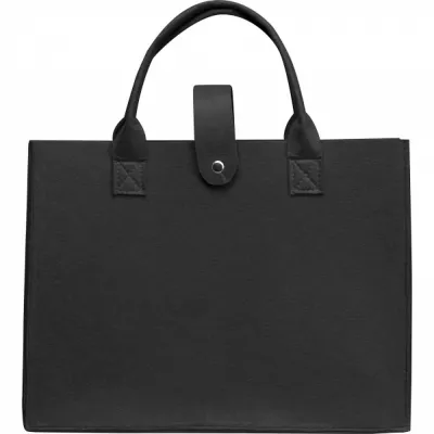 Torba z filcu RPET ULRICH - czarny (6377103)