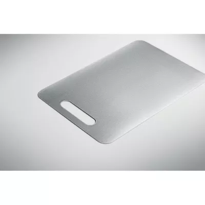 Deska do krojenia stalowa 29x20 cm PLATI - Srebrny (MO3115-14)