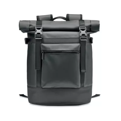 Plecak rolltop z tarpauliny JAYA BAG - Czarny (MO6939-03)