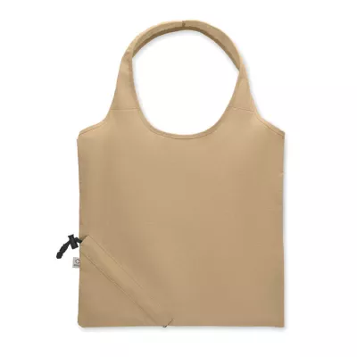 Torba składana z recyklingu 140 g/m² CARRIE COLOUR - Khaki (MO2487-39)