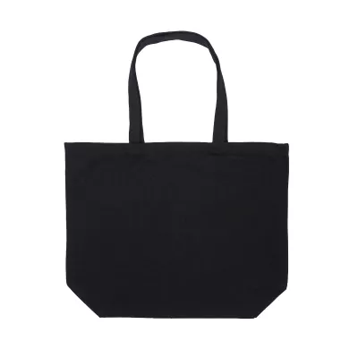Torba z bawełny 340g/m2 Kinia - czarny (R08487.02)