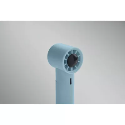 Mini wentylator ręczny z wyświetlaczem 2600 mAh GLACI - Baby Blue (MO2780-66)